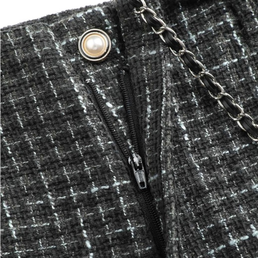 Tweed, Wide-leg Pants - Picture 2 of 5